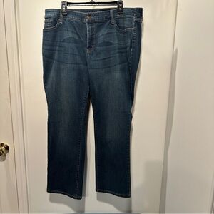 St. John's Bay Straight Leg Jeans - Deep Indigo